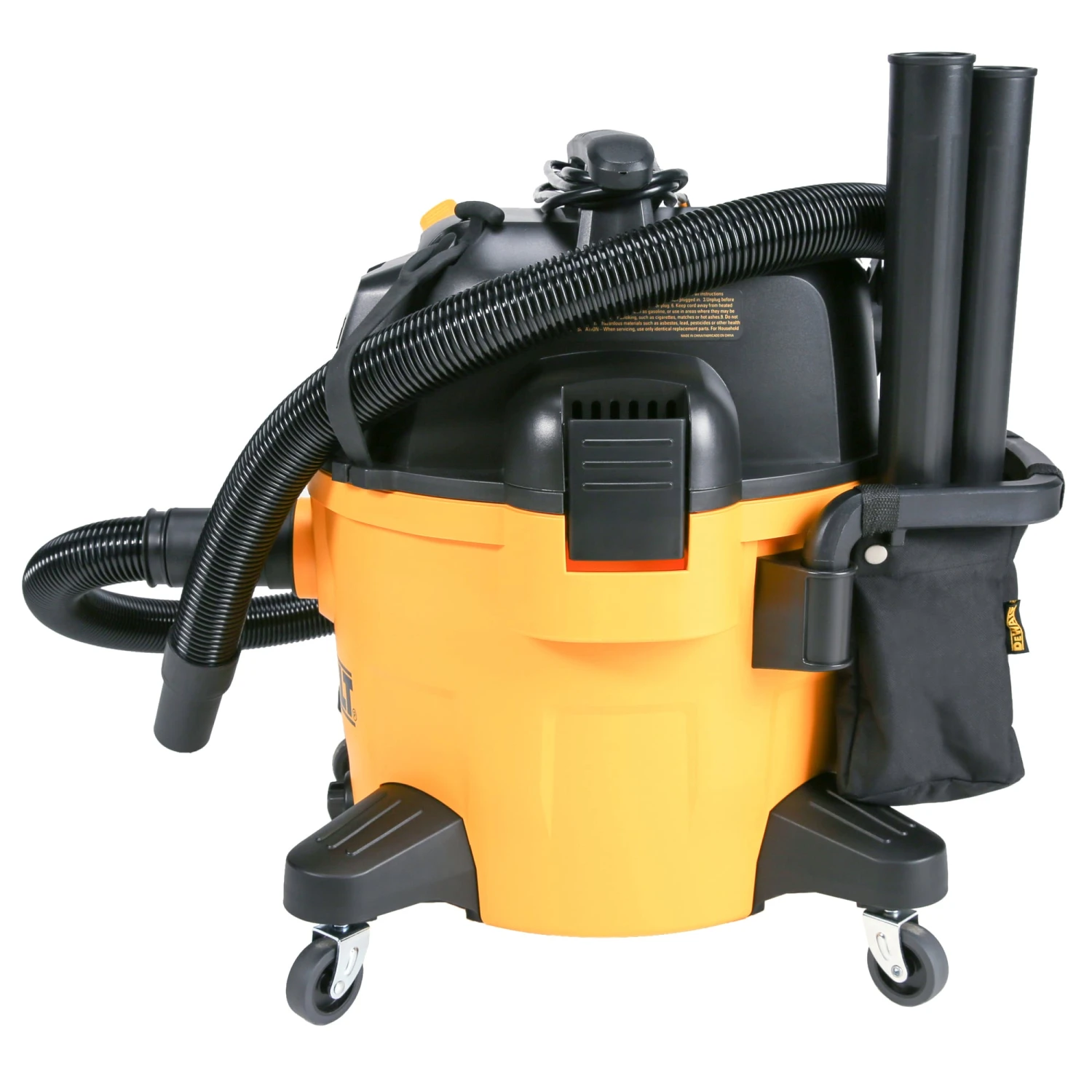 DEWALT 9-Gallon 5 HP Corded Wet/Dry Shop Vacuum With Accessories Included 2 DEWALT 9-Gallon 5 HP Corded Wet/Dry Shop Vacuum With Accessories Included -Dewalt Tool World 09903412