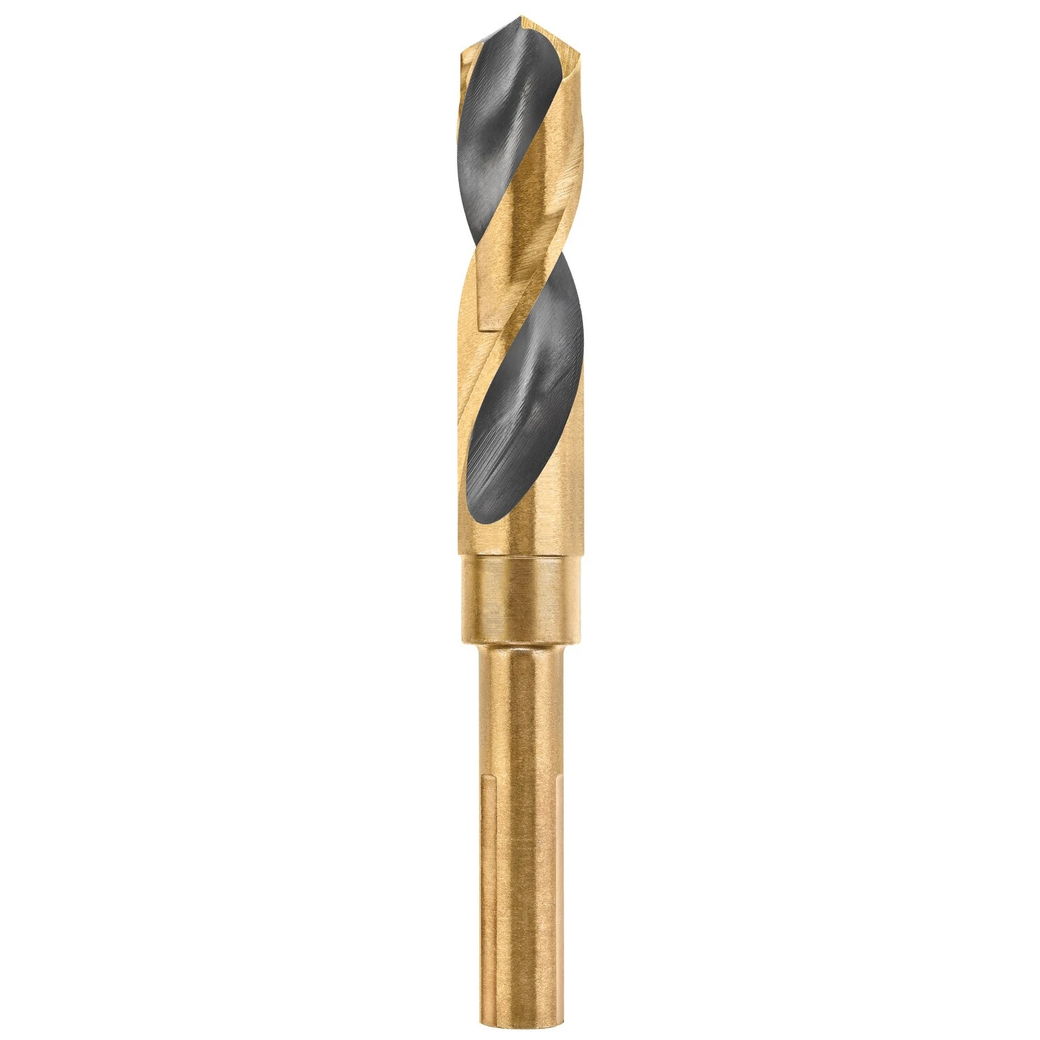 DEWALT 3/4-in X 5-7/8-in Black And Gold Coated HSS Silver Deming Twist Drill Bit 2 DEWALT 3/4-in X 5-7/8-in Black And Gold Coated HSS Silver Deming Twist Drill Bit -Dewalt Tool World 40862370