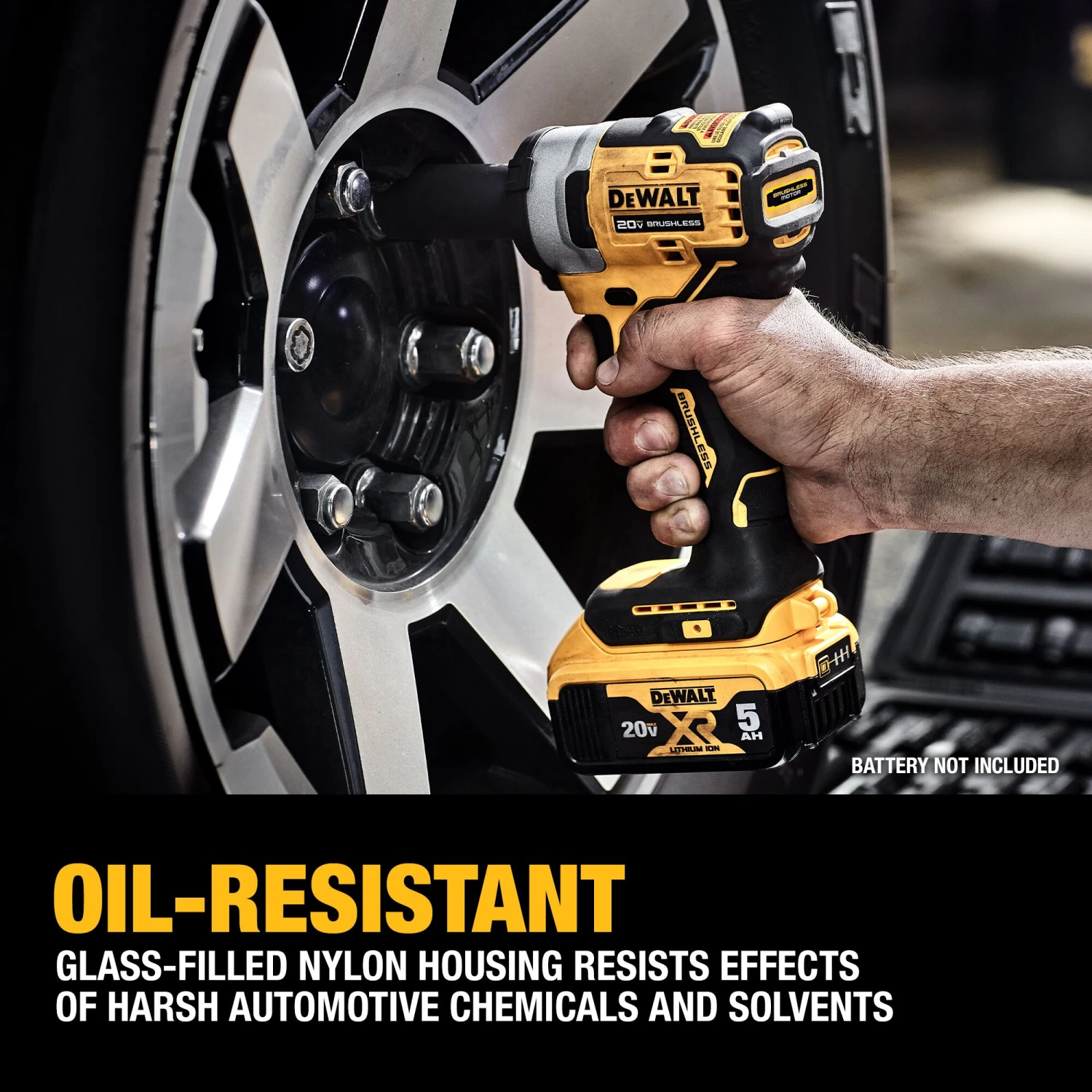 DEWALT 20-volt Max Variable Speed Brushless 3/8-in Square Drive Cordless Impact Wrench (Battery Not Included And Charger Not Included) 5 DEWALT 20-volt Max Variable Speed Brushless 3/8-in Square Drive Cordless Impact Wrench (Battery Not Included And Charger Not Included) -Dewalt Tool World 45405312