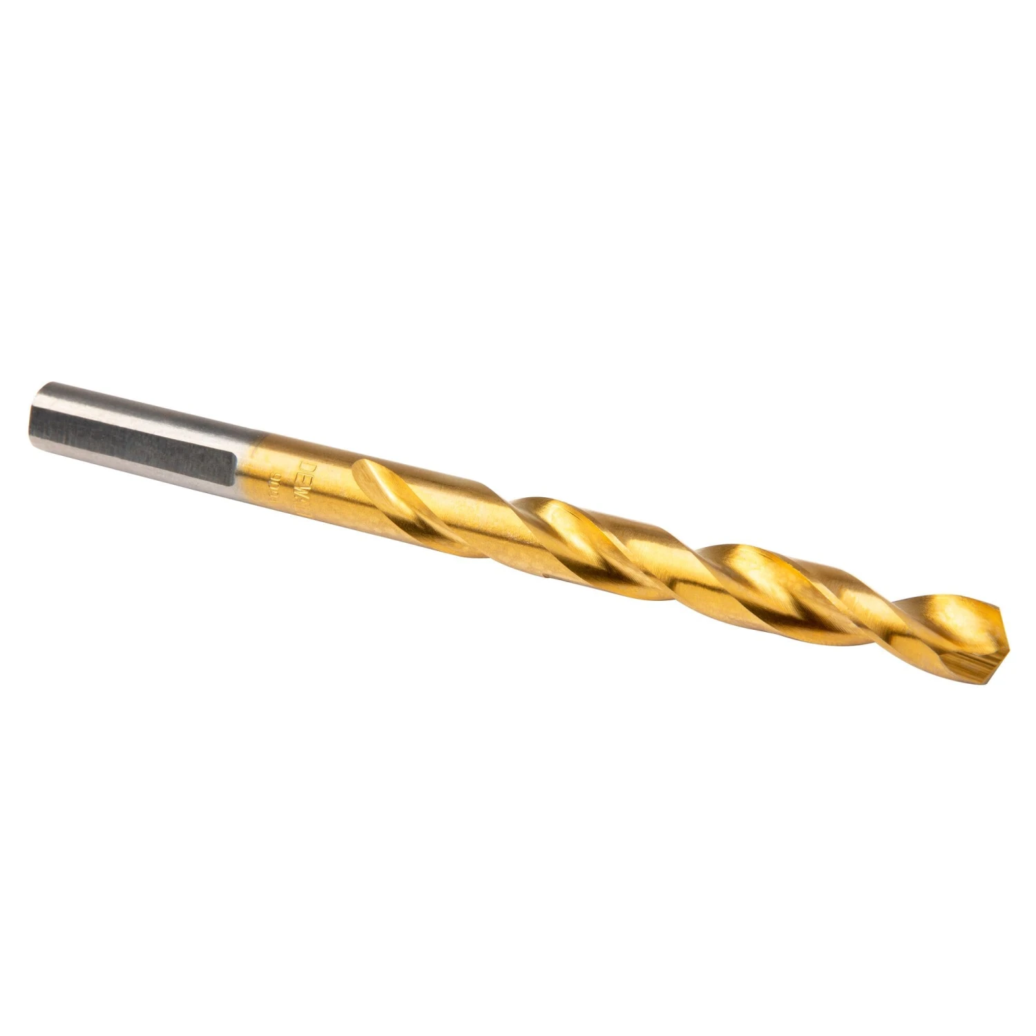 DEWALT 3/8-in X 5-7/8-in Titanium Nitride Coated HSS Jobber Length Twist Drill Bit 5 DEWALT 3/8-in X 5-7/8-in Titanium Nitride Coated HSS Jobber Length Twist Drill Bit -Dewalt Tool World 49291650