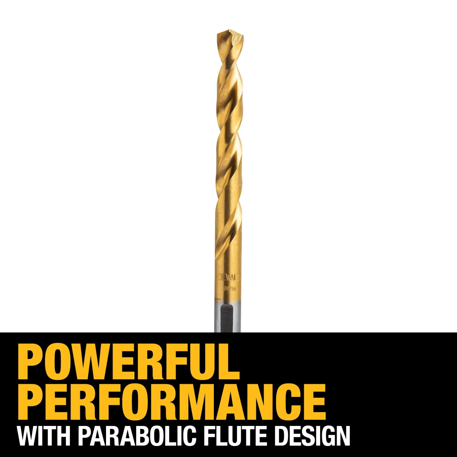 DEWALT 3/8-in X 5-7/8-in Titanium Nitride Coated HSS Jobber Length Twist Drill Bit 3 DEWALT 3/8-in X 5-7/8-in Titanium Nitride Coated HSS Jobber Length Twist Drill Bit -Dewalt Tool World 49291652