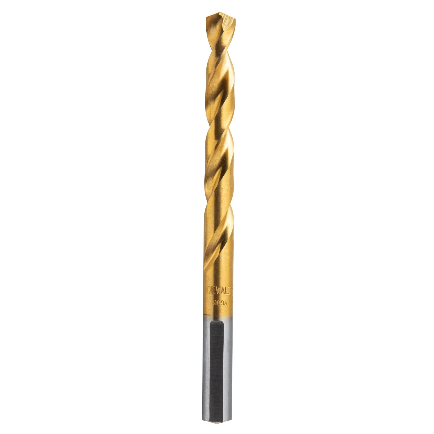 DEWALT 3/8-in X 5-7/8-in Titanium Nitride Coated HSS Jobber Length Twist Drill Bit 4 DEWALT 3/8-in X 5-7/8-in Titanium Nitride Coated HSS Jobber Length Twist Drill Bit -Dewalt Tool World 49291653