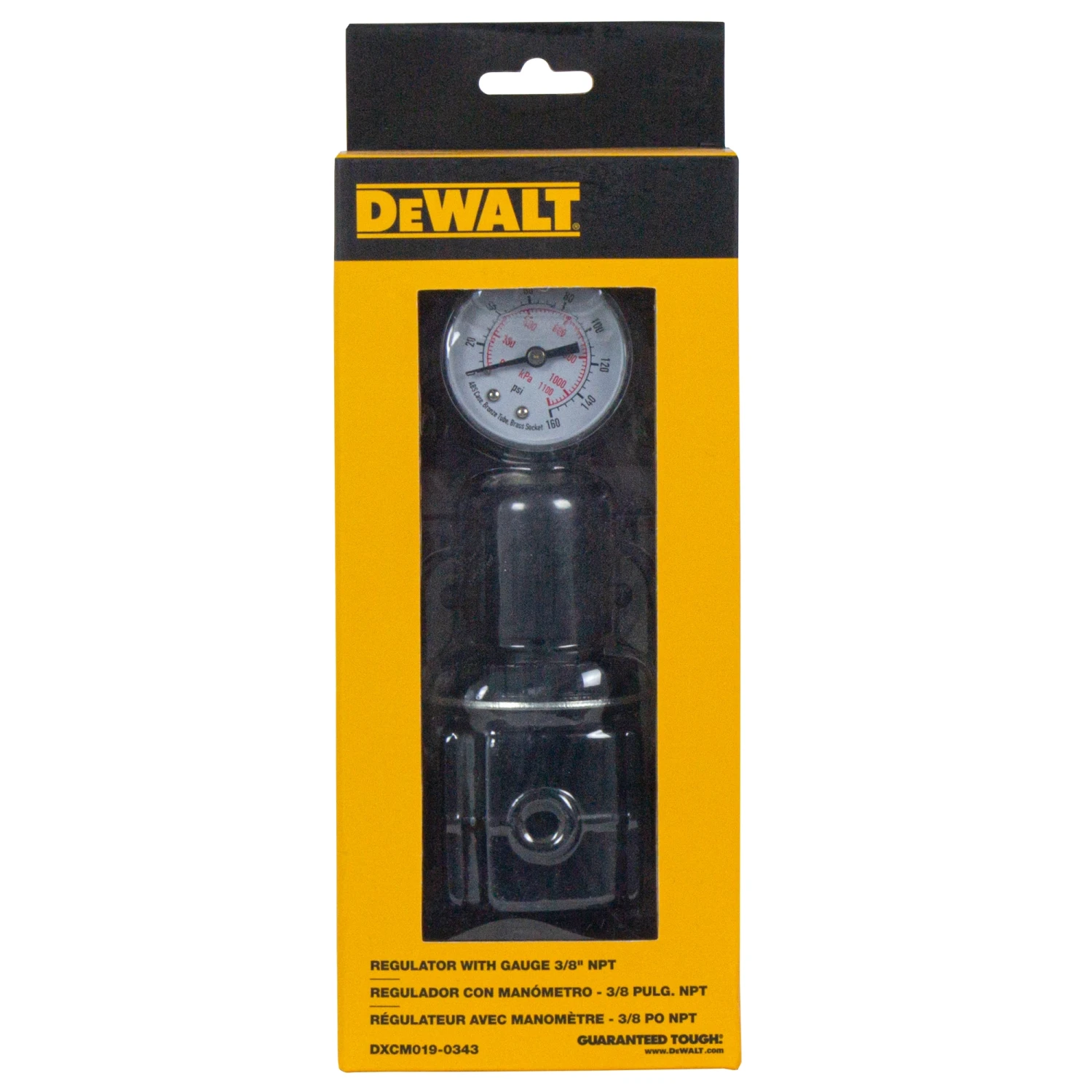 DEWALT Dewalt 3/8 In. Npt Air Regulator With Pressure-Gauge 7 DEWALT Dewalt 3/8 In. Npt Air Regulator With Pressure-Gauge -Dewalt Tool World 49638514