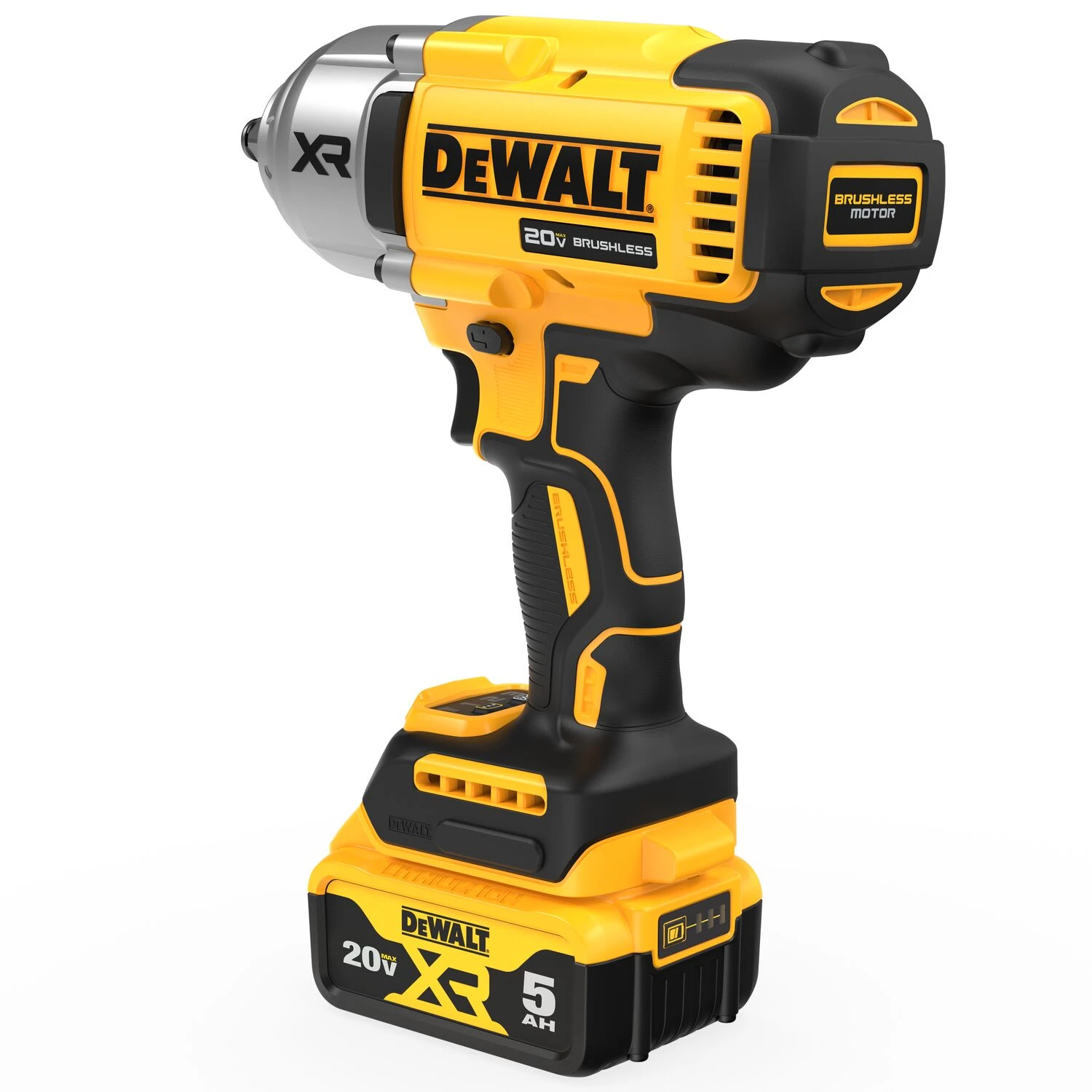 DEWALT XR 20-volt Max Variable Speed Brushless 1/2-in Drive Cordless Impact Wrench (Battery Included And Charger Included) 12 DEWALT XR 20-volt Max Variable Speed Brushless 1/2-in Drive Cordless Impact Wrench (Battery Included And Charger Included) -Dewalt Tool World 50242383