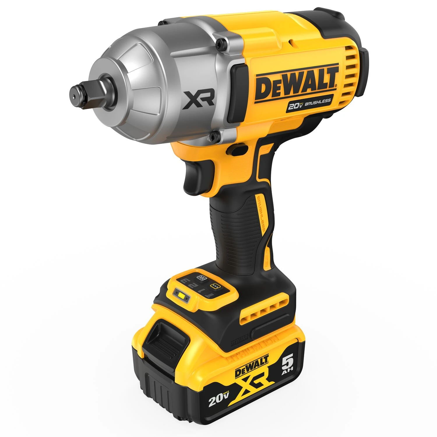 DEWALT XR 20-volt Max Variable Speed Brushless 1/2-in Drive Cordless Impact Wrench (Battery Included And Charger Included) 14 DEWALT XR 20-volt Max Variable Speed Brushless 1/2-in Drive Cordless Impact Wrench (Battery Included And Charger Included) -Dewalt Tool World 50242386