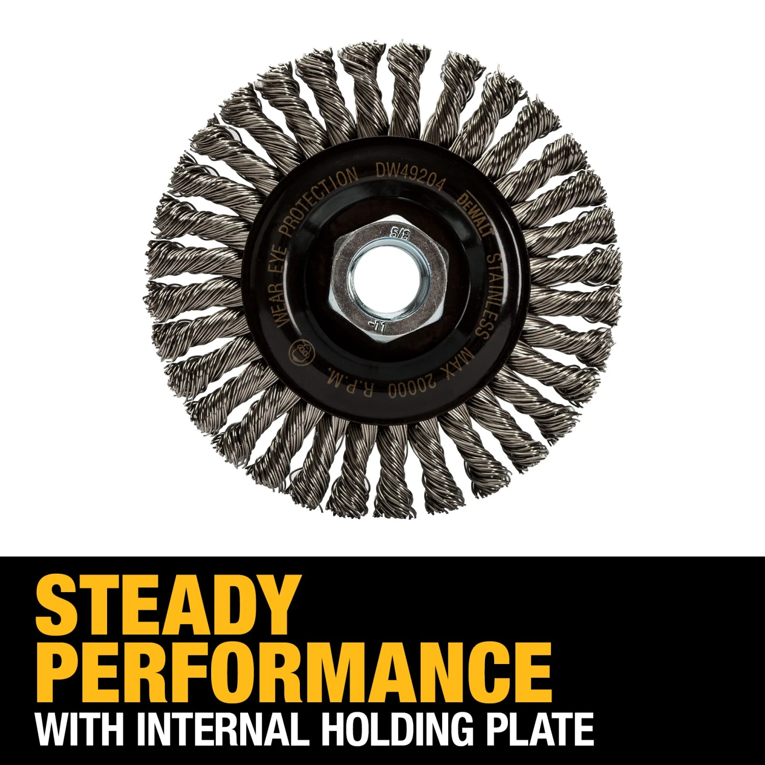 DEWALT 4.0-in Coarse Wire Wheel Angle Grinder 5 DEWALT 4.0-in Coarse Wire Wheel Angle Grinder -Dewalt Tool World 60545269