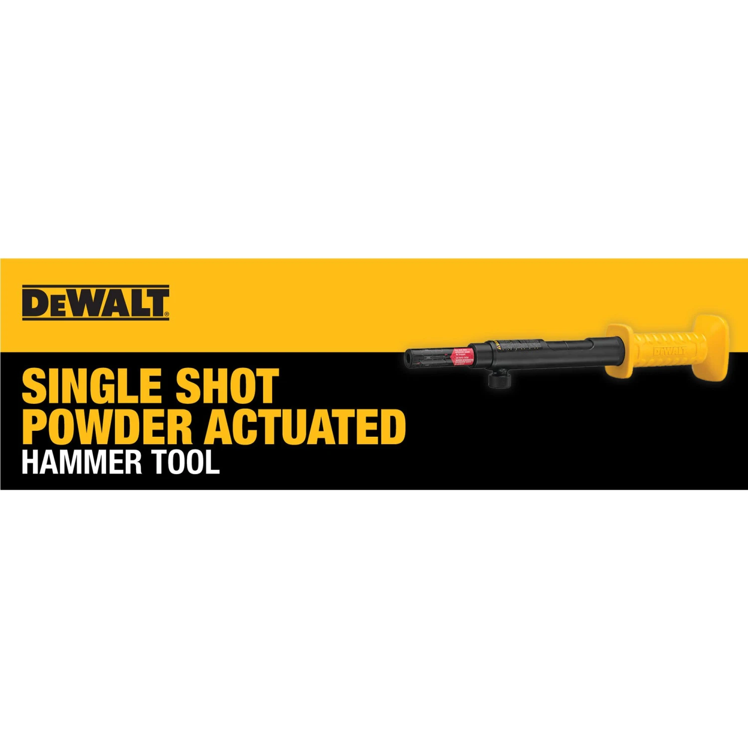 DEWALT Single Shot Powder Actuated Hammer Tool 6 DEWALT Single Shot Powder Actuated Hammer Tool -Dewalt Tool World 60763070