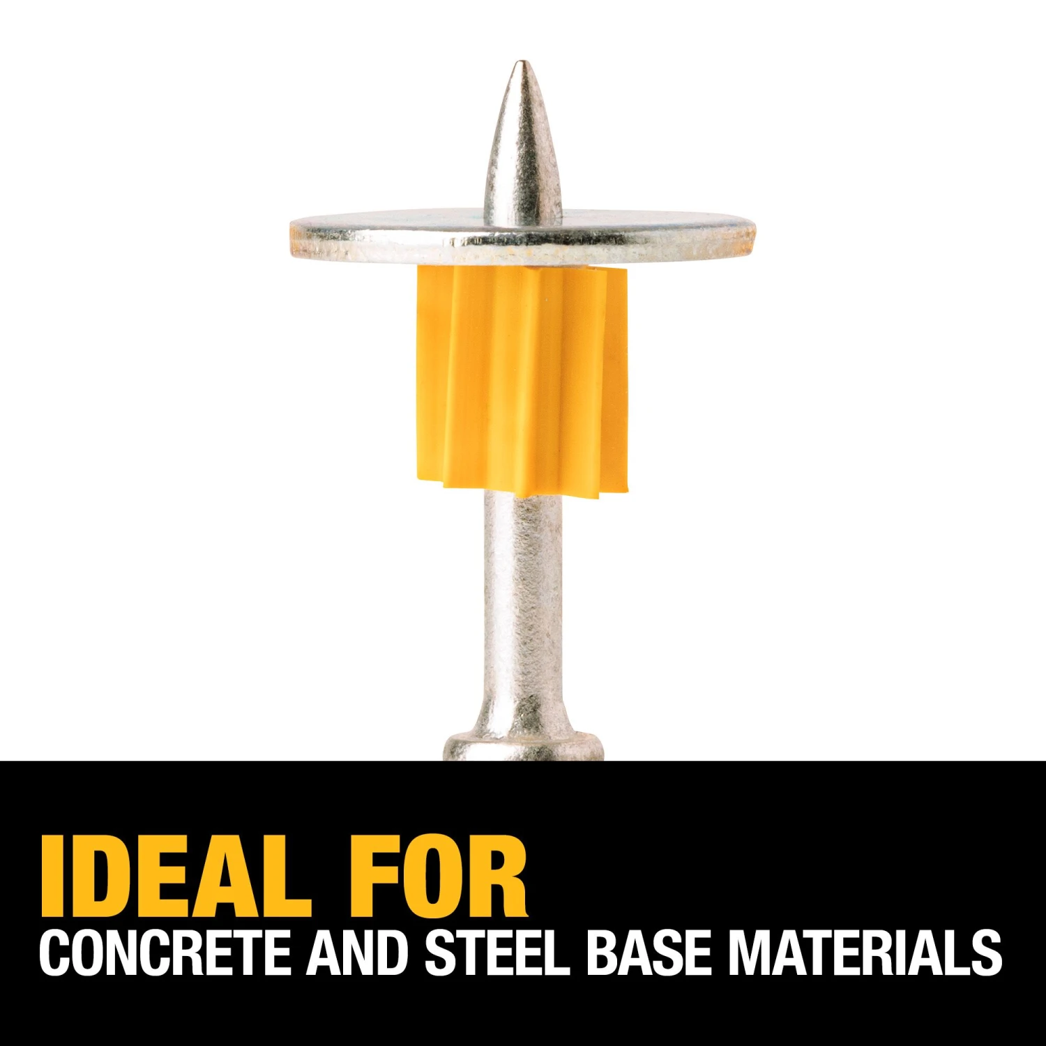 DEWALT 100 -Pack 1-1/4-in Washered Drive Pin 4 DEWALT 100 -Pack 1-1/4-in Washered Drive Pin -Dewalt Tool World 60858641