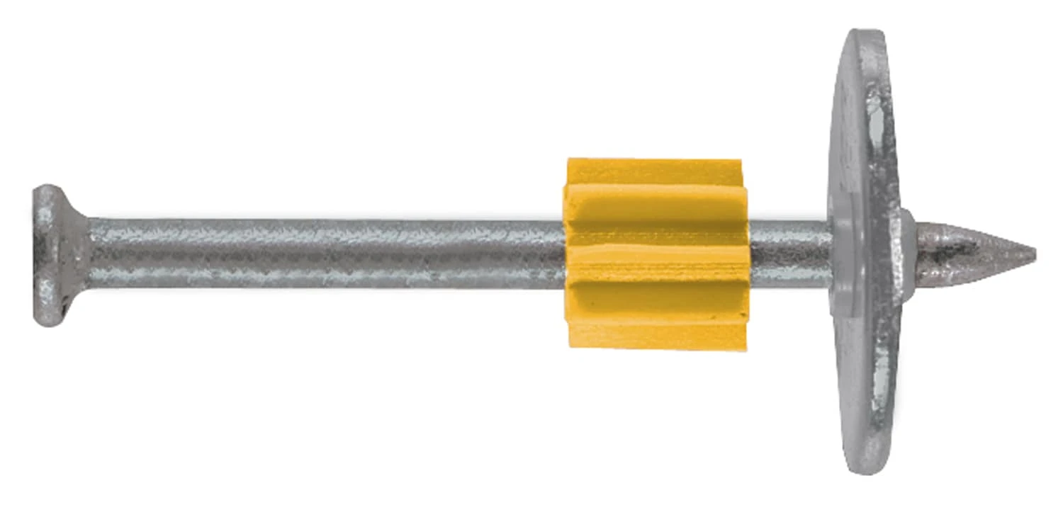 DEWALT 100 -Pack 2-1/2-in Washered Drive Pin 1 DEWALT 100 -Pack 2-1/2-in Washered Drive Pin -Dewalt Tool World 62581111