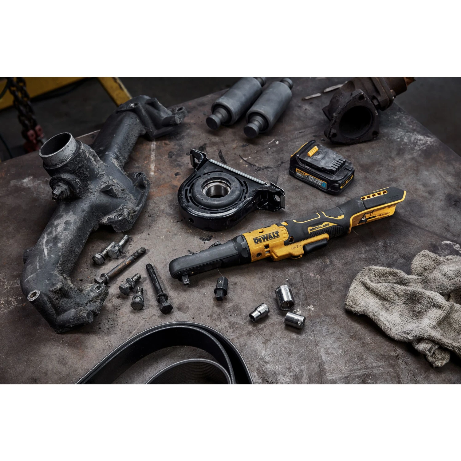 DEWALT XR 20-volt Max Variable Speed Brushless 3/8-in1/2-in Drive Cordless Ratchet Wrench (Battery Not Included And Charger Not Included) 19 DEWALT XR 20-volt Max Variable Speed Brushless 3/8-in1/2-in Drive Cordless Ratchet Wrench (Battery Not Included And Charger Not Included) -Dewalt Tool World 64728658