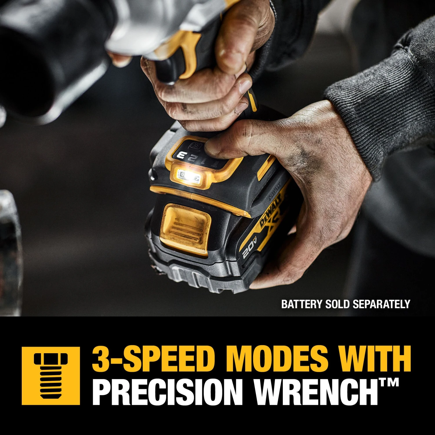 DEWALT XR 20-volt Max Variable Speed Brushless 1/2-in Drive Cordless Impact Wrench (Battery Not Included And Charger Not Included) 6 DEWALT XR 20-volt Max Variable Speed Brushless 1/2-in Drive Cordless Impact Wrench (Battery Not Included And Charger Not Included) -Dewalt Tool World 65370107