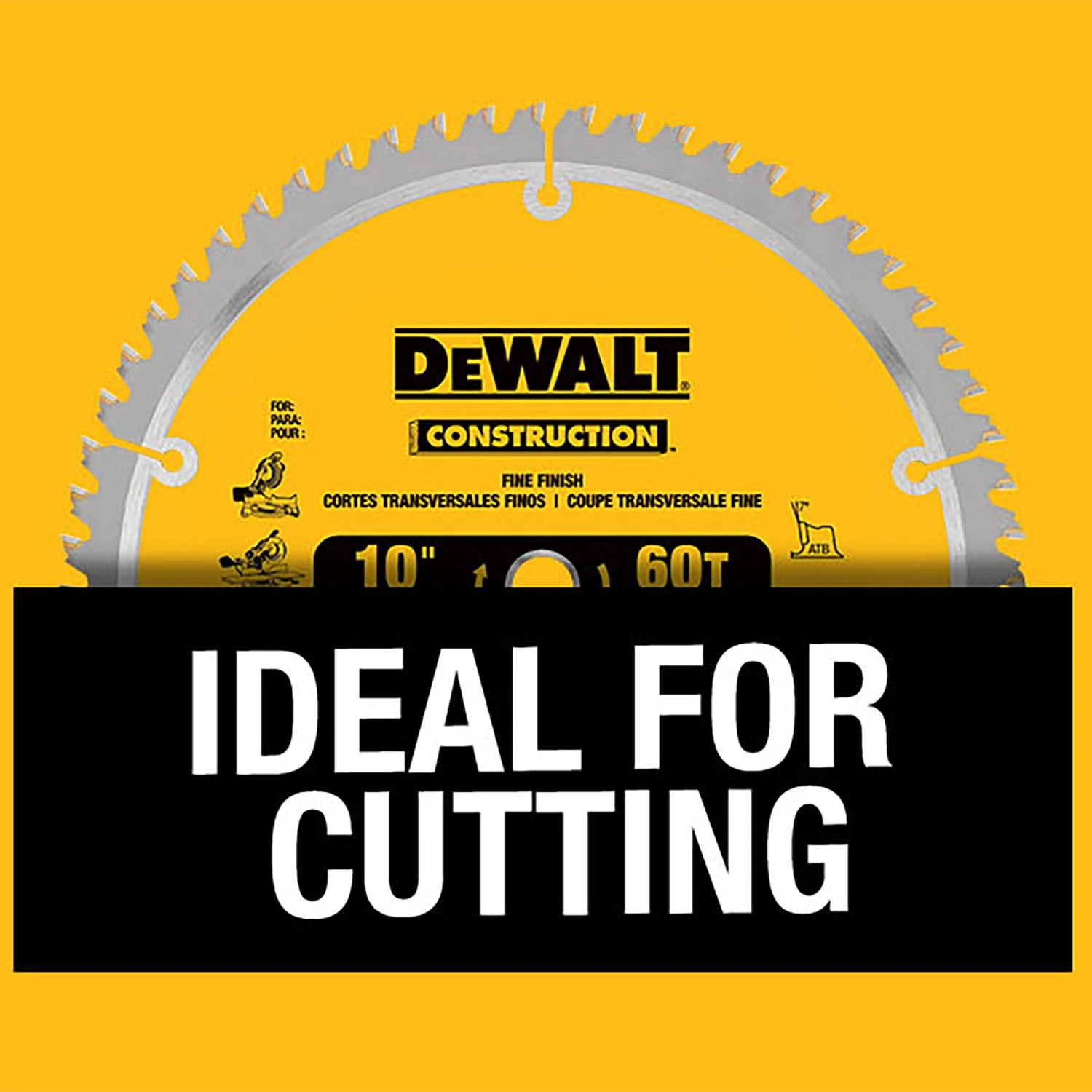 DEWALT 5-1/2-in 24 -Tooth Rough Finish Carbide Circular Saw Blade Individual 5 DEWALT 5-1/2-in 24 -Tooth Rough Finish Carbide Circular Saw Blade Individual -Dewalt Tool World 66086830