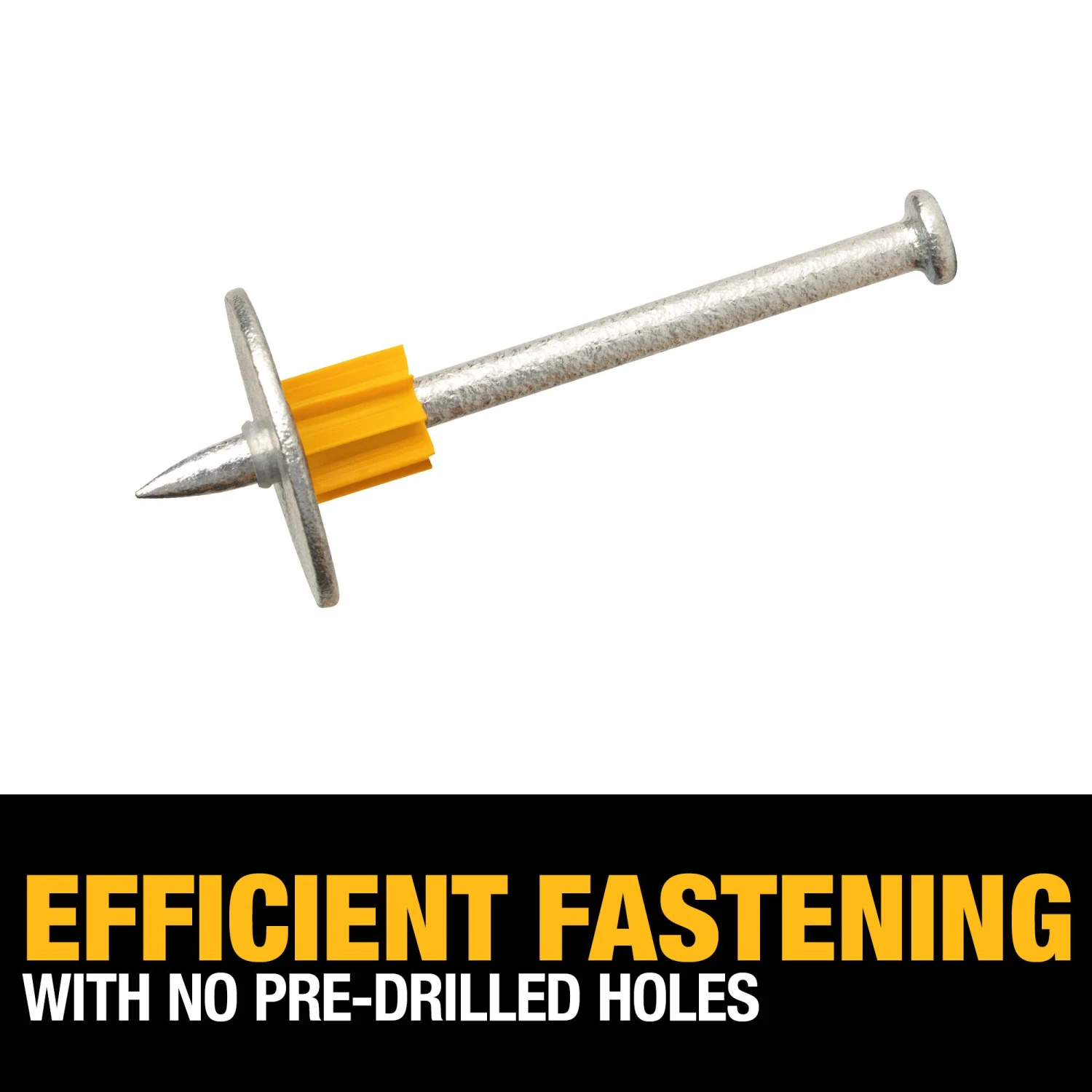 DEWALT 100 -Pack 2-1/2-in Washered Drive Pin 3 DEWALT 100 -Pack 2-1/2-in Washered Drive Pin -Dewalt Tool World 66117055