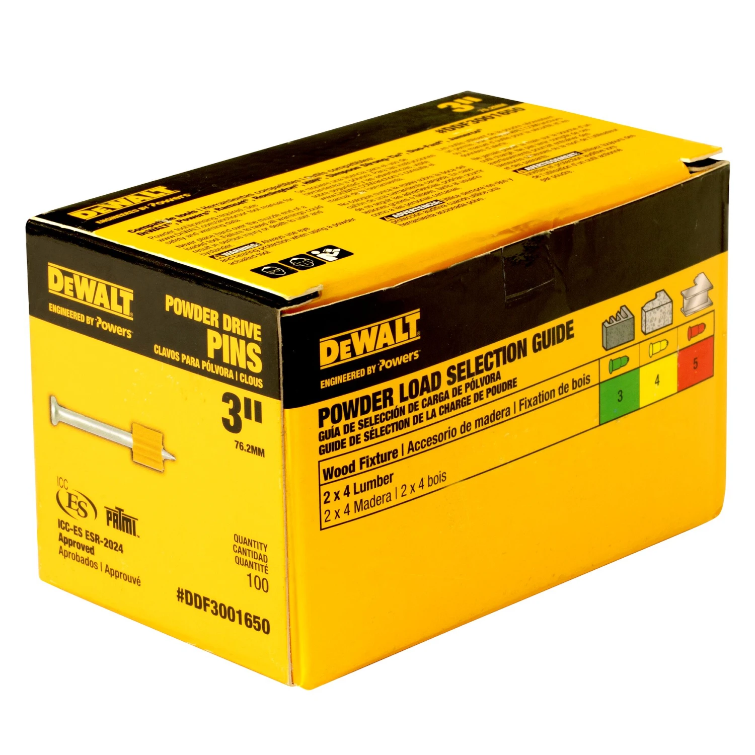 DEWALT 100 -Pack 3-in Non-washered Drive Pin 6 DEWALT 100 -Pack 3-in Non-washered Drive Pin -Dewalt Tool World 66128236
