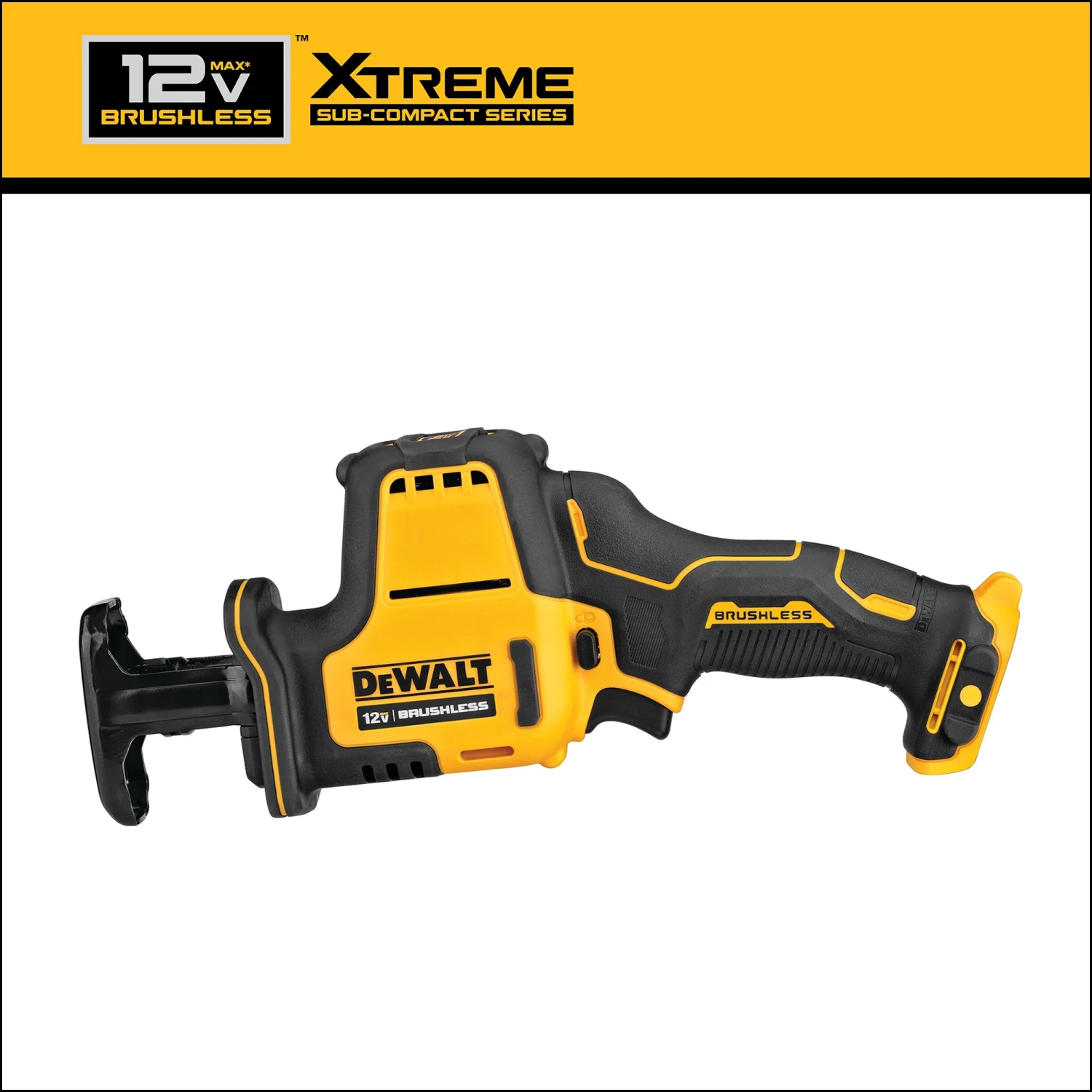 DEWALT XTREME 12-volt Max Variable Speed Brushless Cordless Reciprocating Saw (Battery Not Included) 2 DEWALT XTREME 12-volt Max Variable Speed Brushless Cordless Reciprocating Saw (Battery Not Included) -Dewalt Tool World 66466582