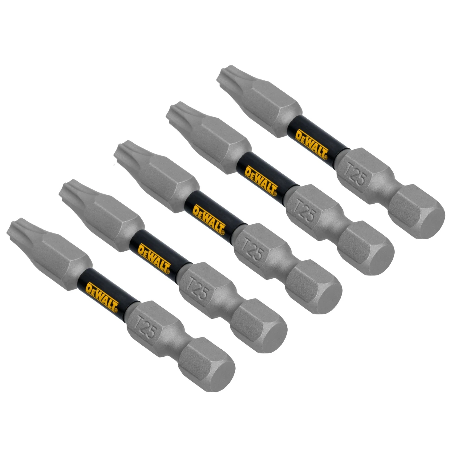 DEWALT TOUGH GRIP 2-in T25 Torx Screwdriver Bit Set 5 -Piece 3 DEWALT TOUGH GRIP 2-in T25 Torx Screwdriver Bit Set 5 -Piece -Dewalt Tool World 66574830