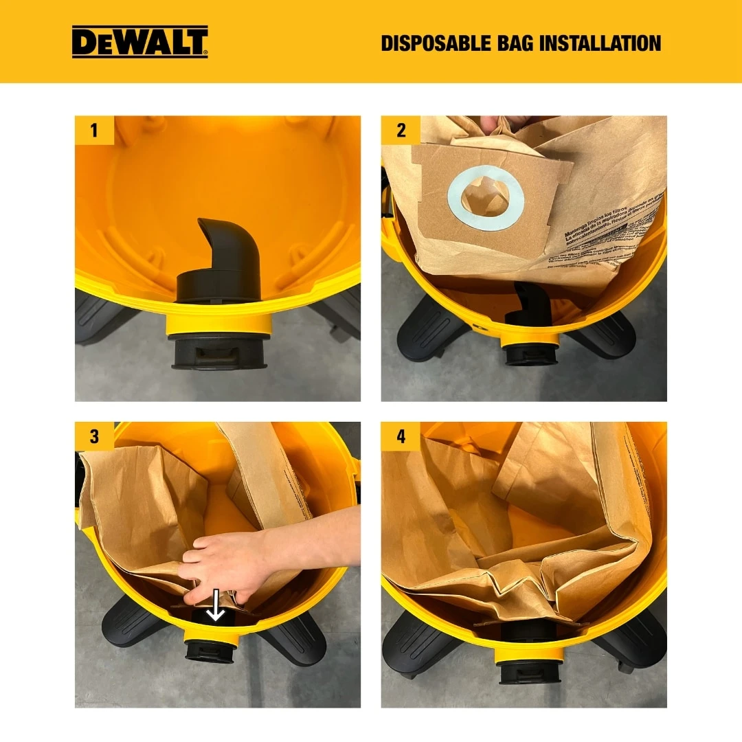 DEWALT 3 -Pack Large Dry Shop Vacuum Collection Filter 5 DEWALT 3 -Pack Large Dry Shop Vacuum Collection Filter -Dewalt Tool World 67150883