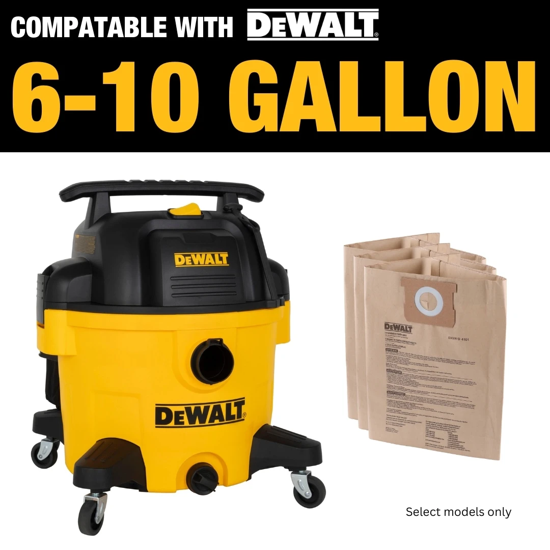 DEWALT 3 -Pack Large Dry Shop Vacuum Collection Filter 4 DEWALT 3 -Pack Large Dry Shop Vacuum Collection Filter -Dewalt Tool World 67151126