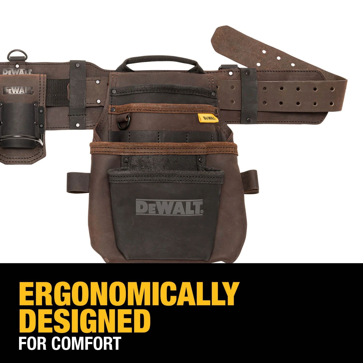 DEWALT Framer Leather Tool Belt 4 DEWALT Framer Leather Tool Belt -Dewalt Tool World 68666685