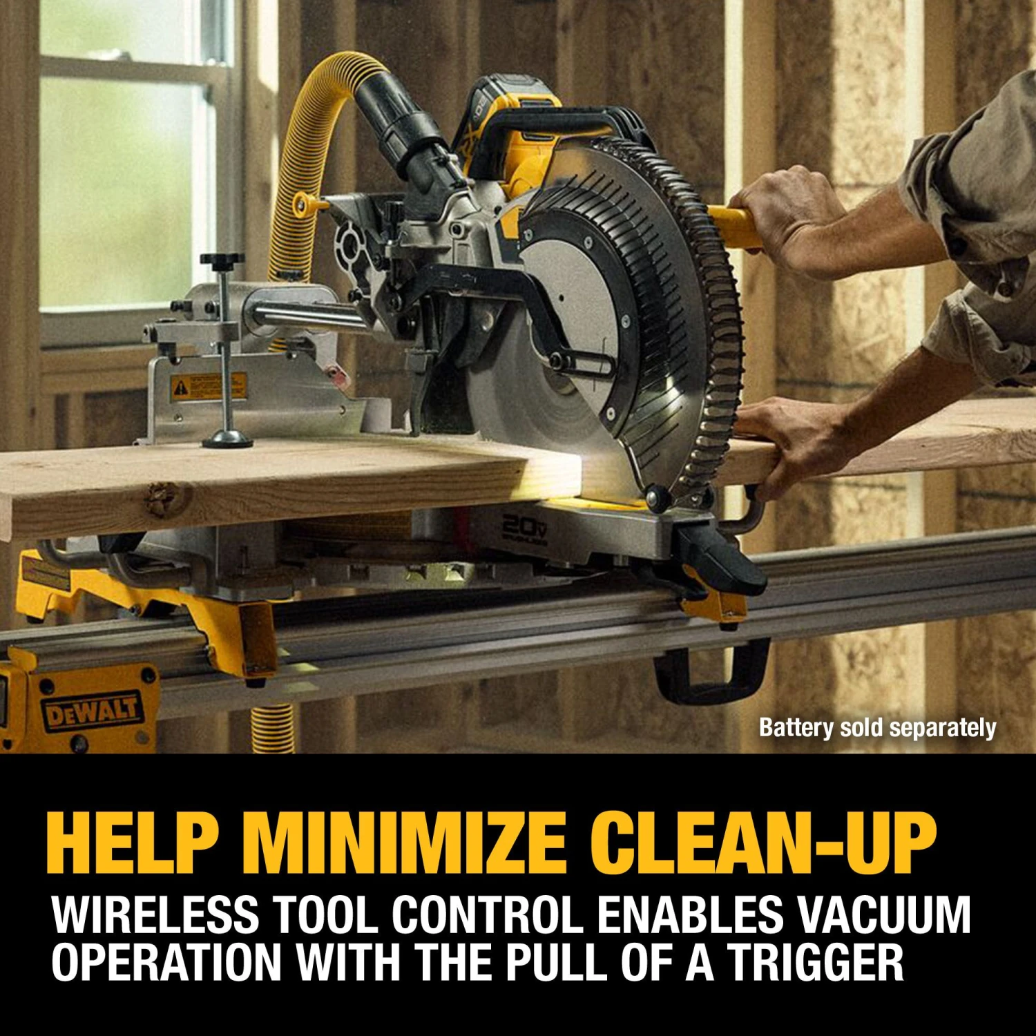 DEWALT 12-in 20-volt Max Dual Bevel Sliding Compound Cordless Miter Saw 8 DEWALT 12-in 20-volt Max Dual Bevel Sliding Compound Cordless Miter Saw -Dewalt Tool World 70321851
