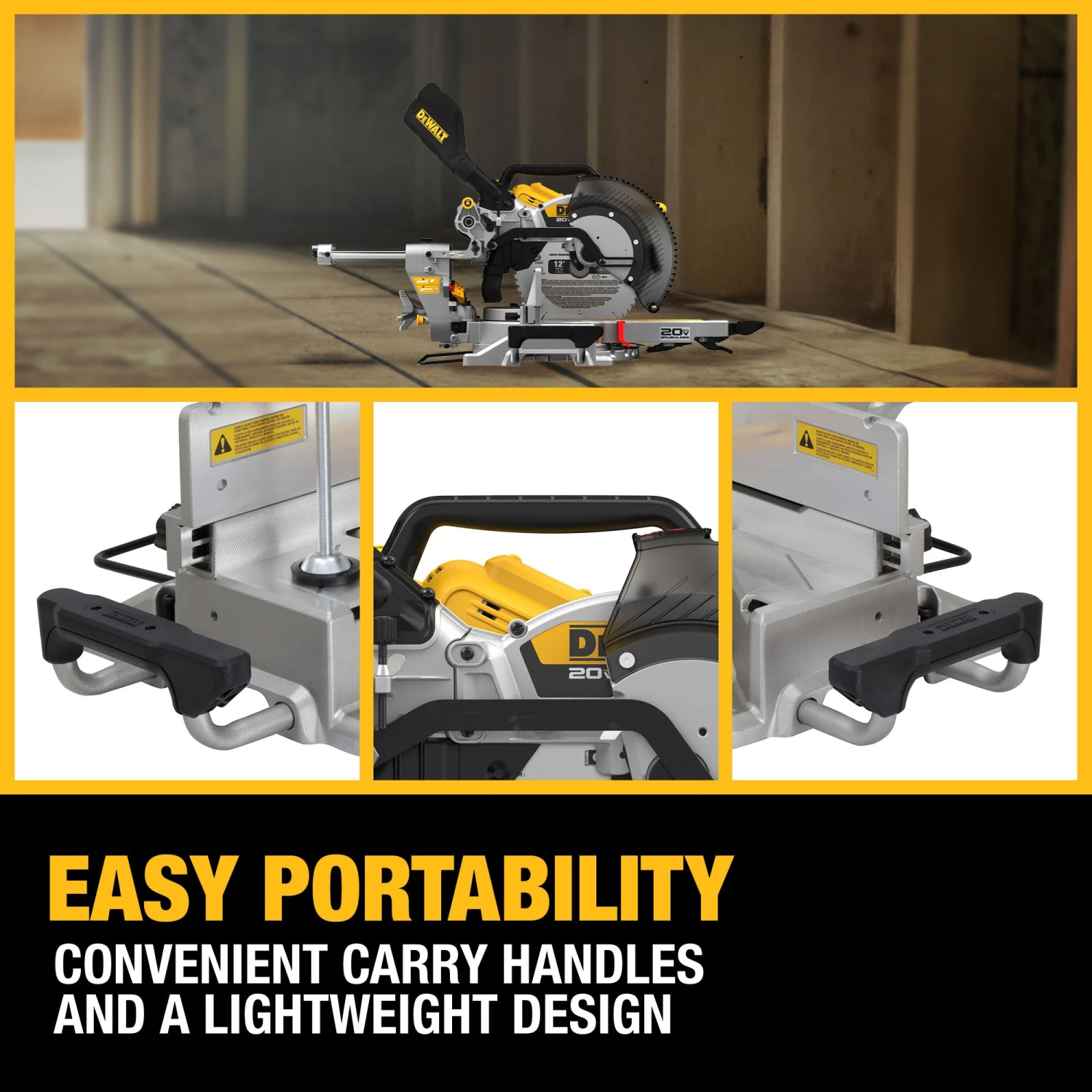 DEWALT 12-in 20-volt Max Dual Bevel Sliding Compound Cordless Miter Saw 11 DEWALT 12-in 20-volt Max Dual Bevel Sliding Compound Cordless Miter Saw -Dewalt Tool World 70321856