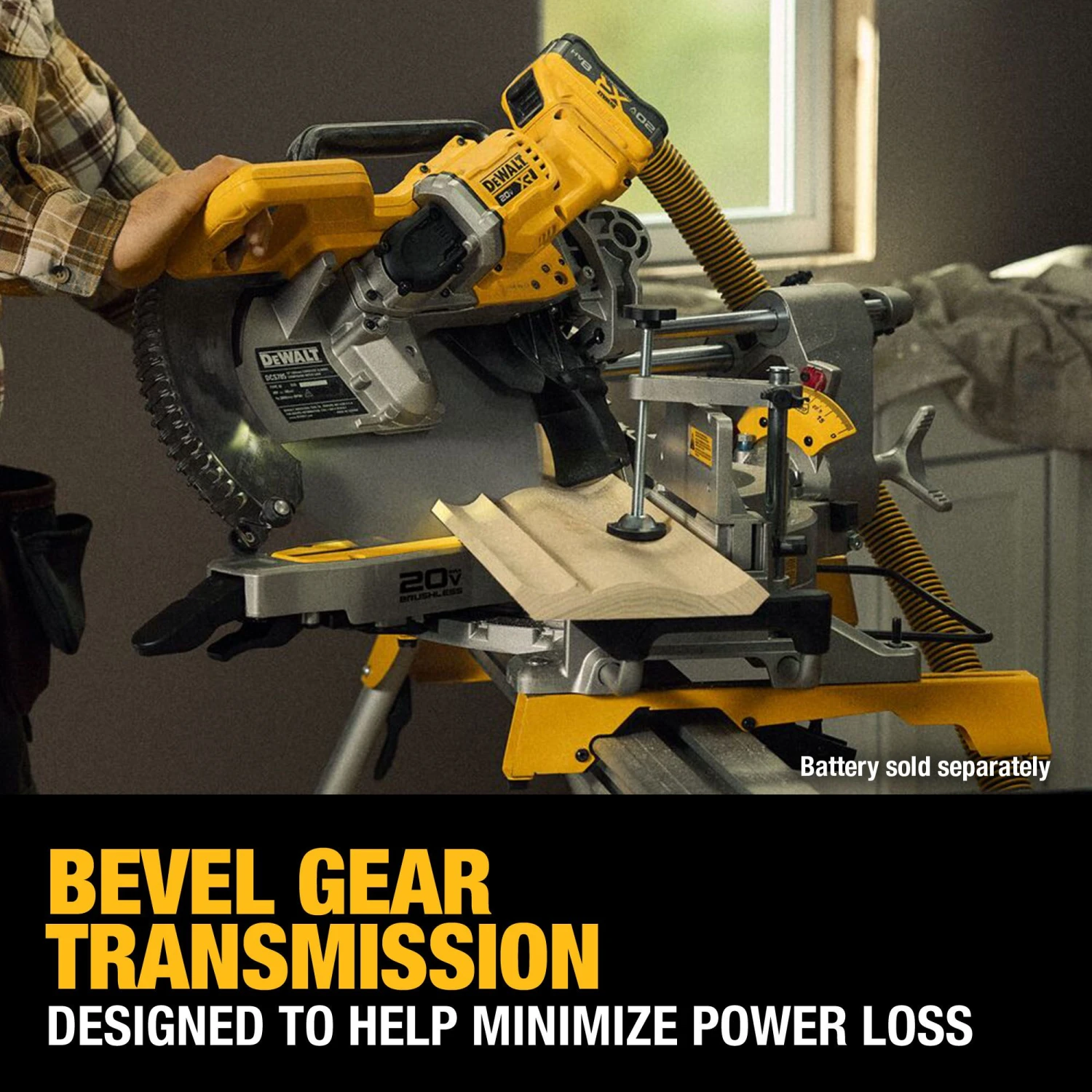 DEWALT 12-in 20-volt Max Dual Bevel Sliding Compound Cordless Miter Saw 10 DEWALT 12-in 20-volt Max Dual Bevel Sliding Compound Cordless Miter Saw -Dewalt Tool World 70321857