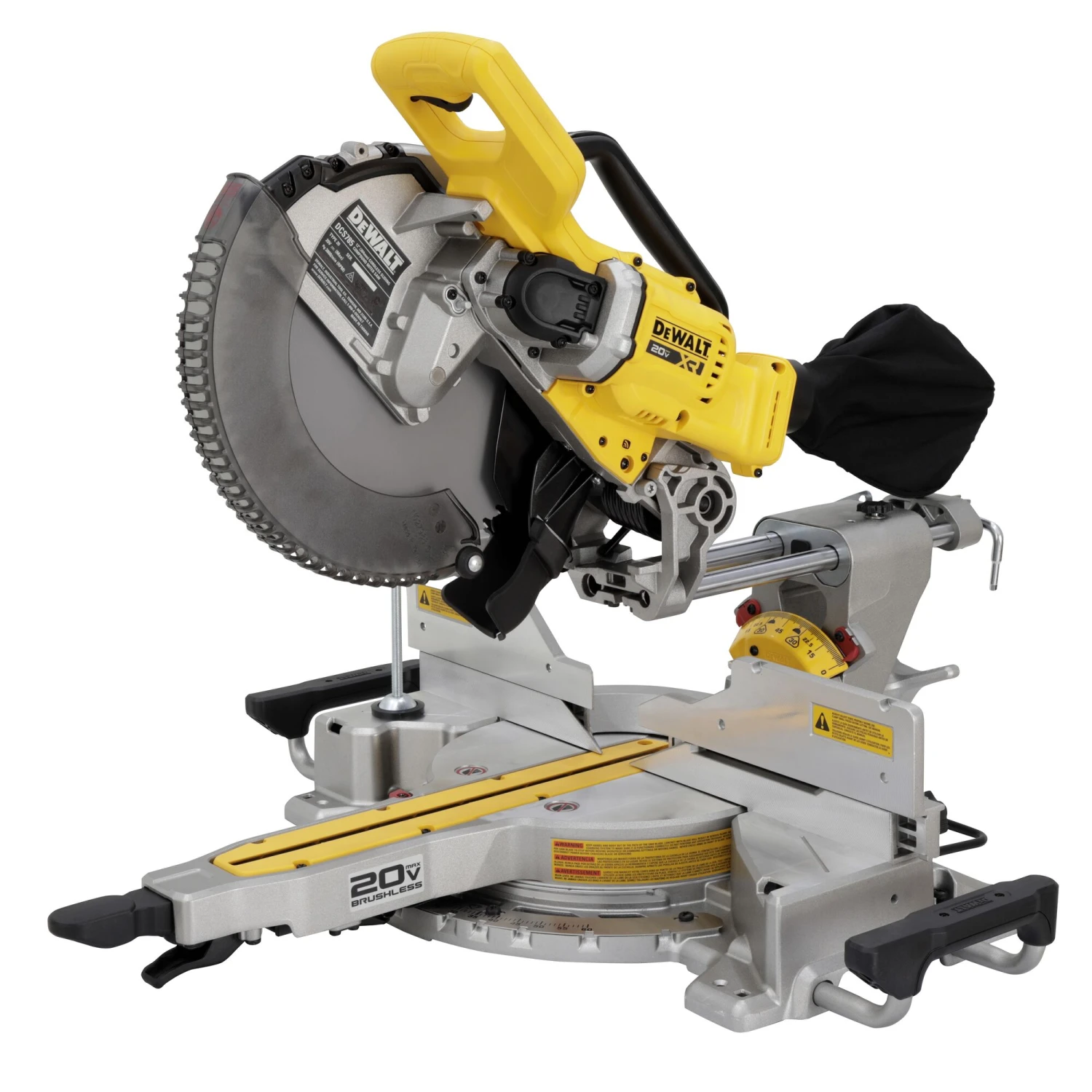 DEWALT 12-in 20-volt Max Dual Bevel Sliding Compound Cordless Miter Saw 20 DEWALT 12-in 20-volt Max Dual Bevel Sliding Compound Cordless Miter Saw -Dewalt Tool World 70321921