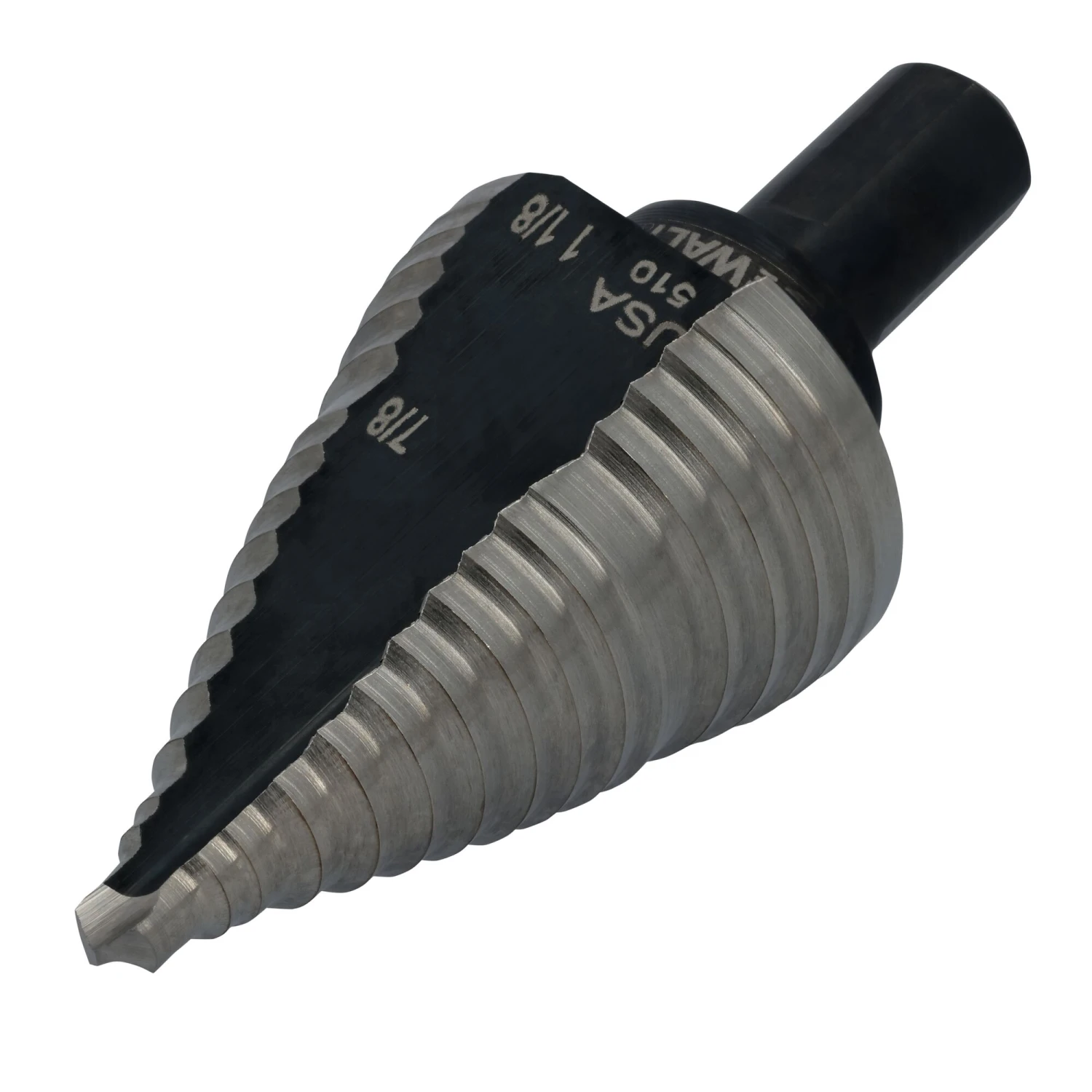 DEWALT 1/4-in 2 -Step Drill Bit ( 7/8-in To 1-1/8-in ) 2 DEWALT 1/4-in 2 -Step Drill Bit ( 7/8-in To 1-1/8-in ) -Dewalt Tool World 70853188