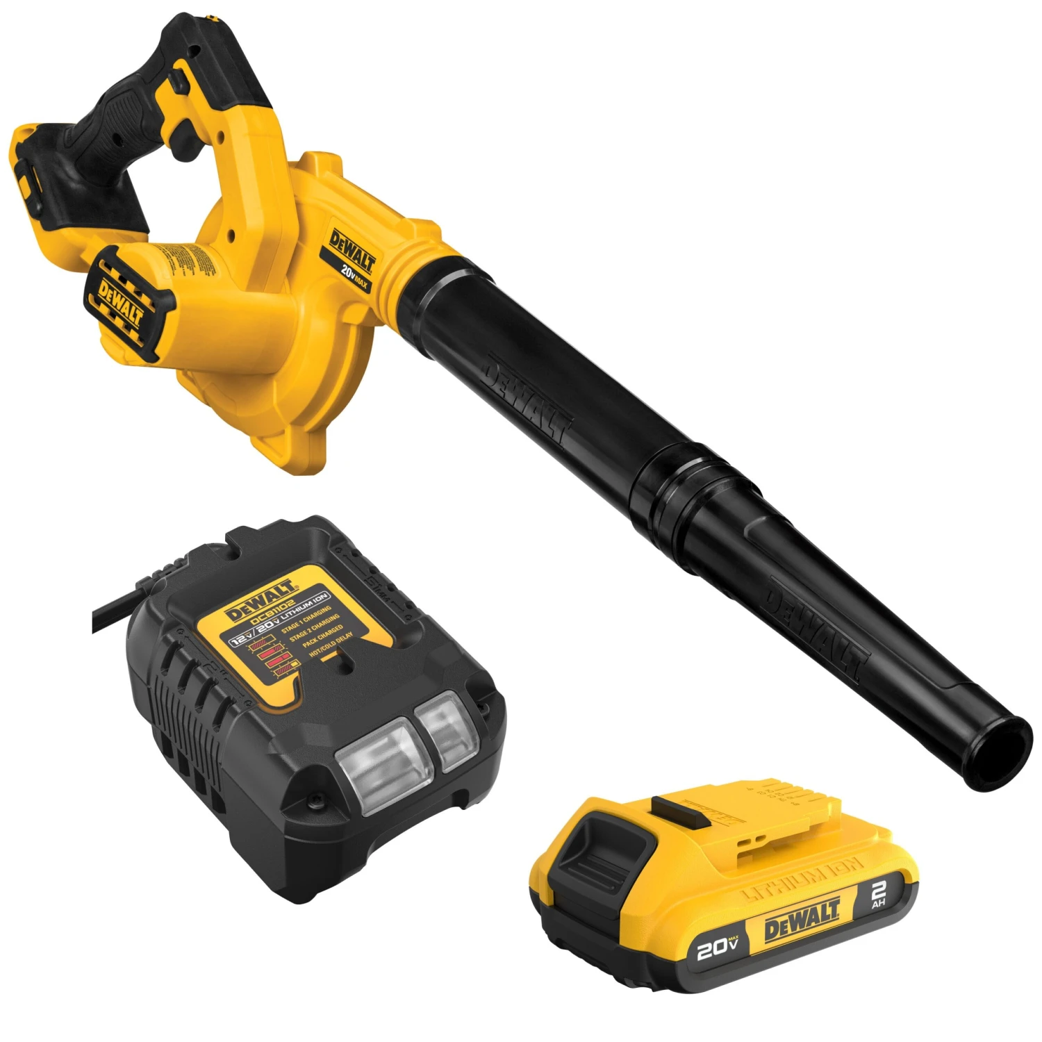DEWALT 20-volt Max Jobsite Blower 1 Battery(s) Included 1 DEWALT 20-volt Max Jobsite Blower 1 Battery(s) Included -Dewalt Tool World 71102990 scaled