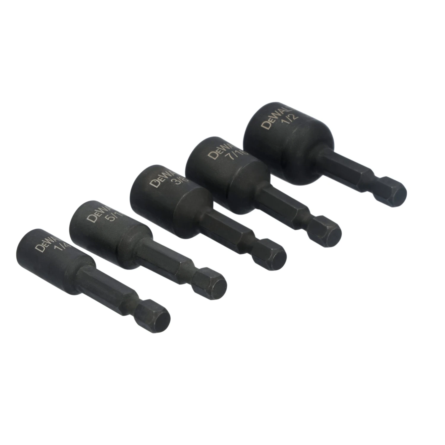DEWALT 1/4-in X 1-15/16-in Nutsetter Impact Driver Bit Set 5 -Piece 4 DEWALT 1/4-in X 1-15/16-in Nutsetter Impact Driver Bit Set 5 -Piece -Dewalt Tool World 72029353 scaled